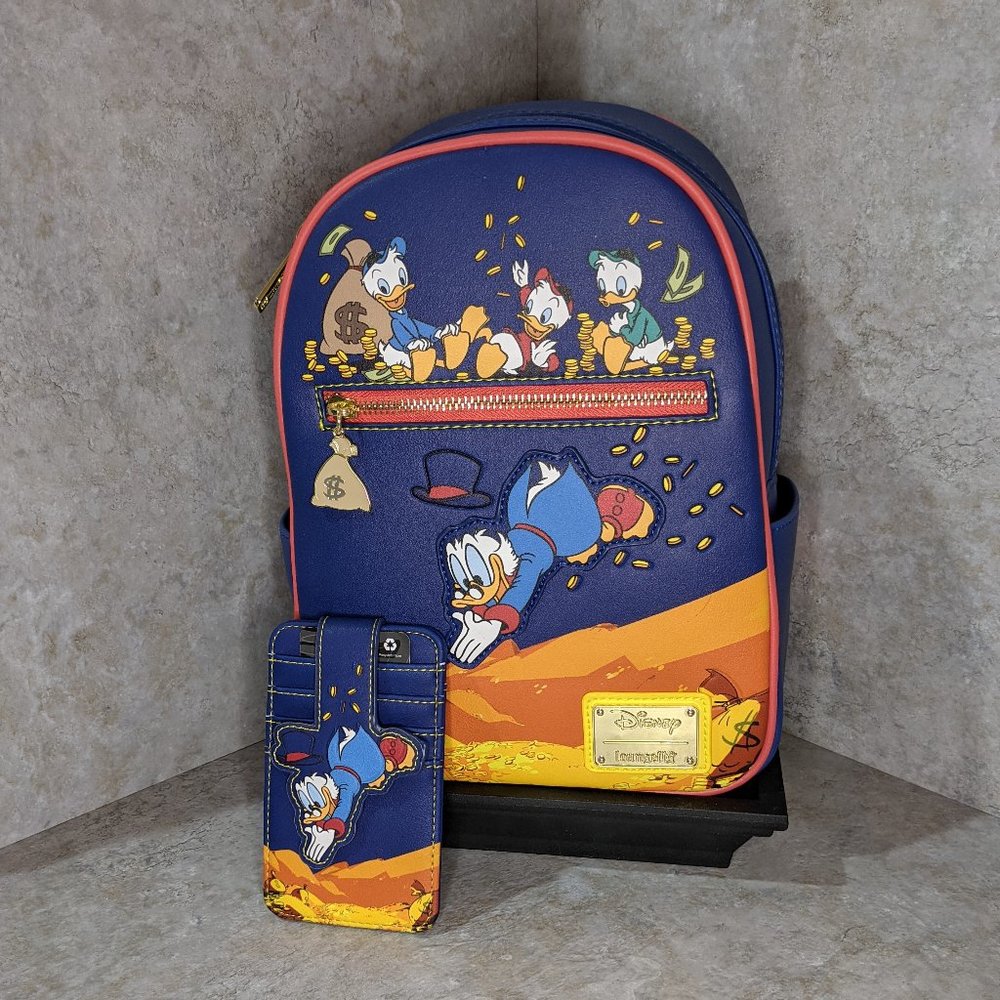 Loungefly Ducktales Mini Backpack set - Box Lunch
